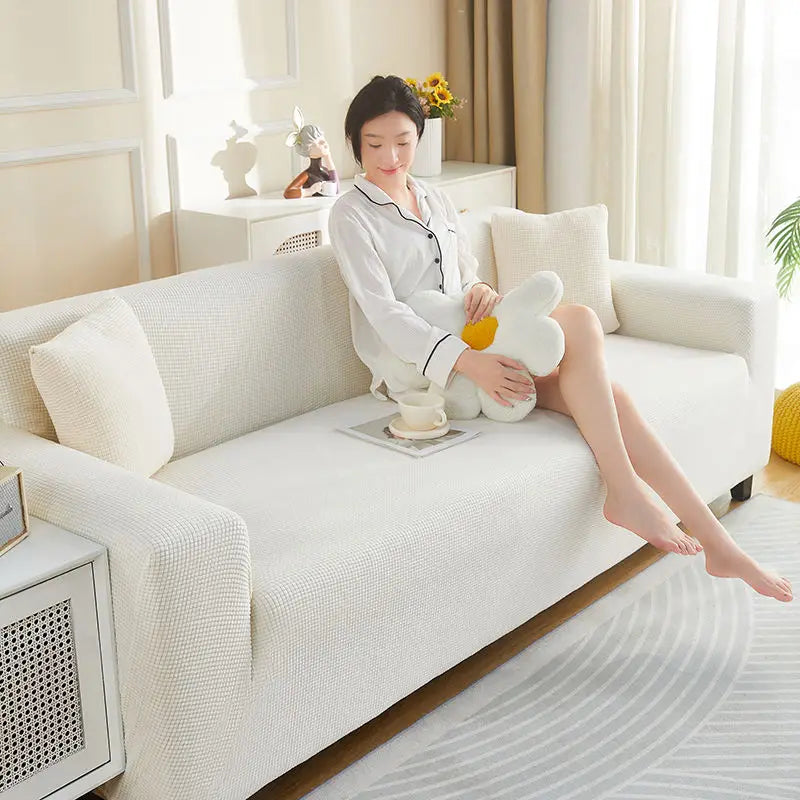 Sofa Cover Double All-inclusive Universal Cover For Four Seasons Universal Elastic Lazy Sofa Cover Dust Cover Anti-cat Scratch C